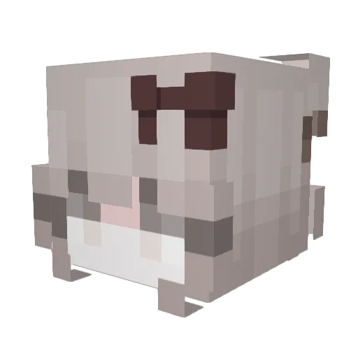 AlastorGZ Minecraft avatar head, 3D render