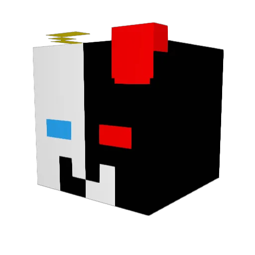 AlastoryWalker Minecraft avatar head, 3D render