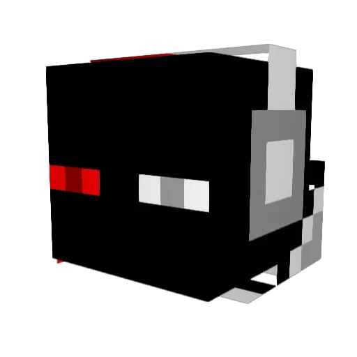 Alat27 Minecraft avatar head, 3D render