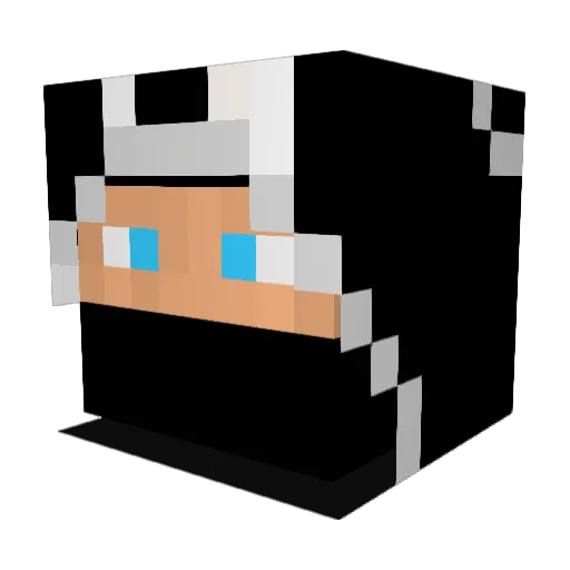 Alaverdyan Minecraft avatar head, 3D render