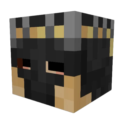 Alayne07 Minecraft avatar head, 3D render