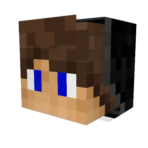 AlbSnook722 Minecraft avatar head, 3D render
