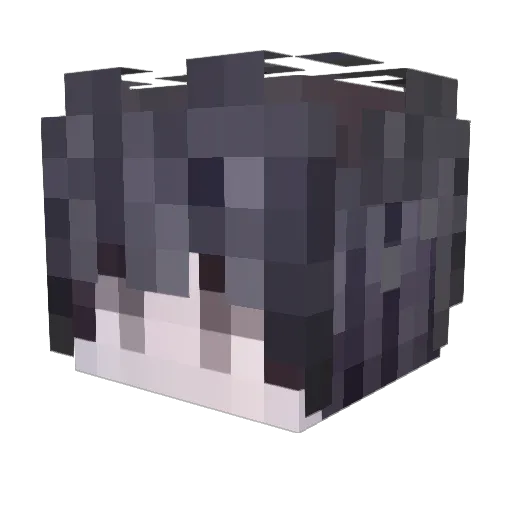 Alba1102 Minecraft avatar head, 3D render