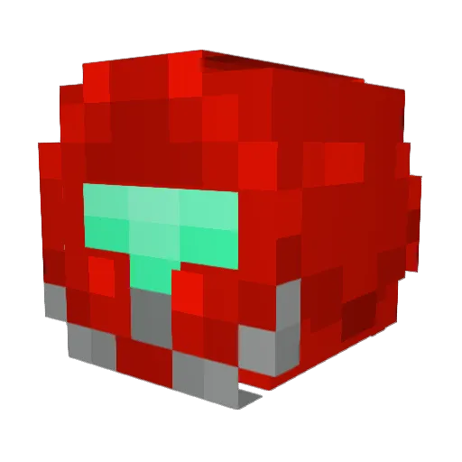 AlbaLogic Minecraft avatar head, 3D render