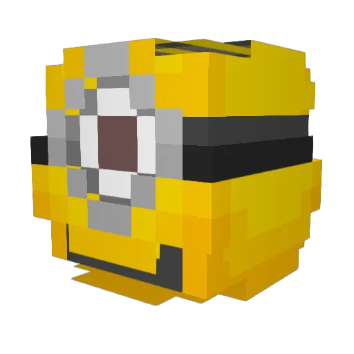 AlbanCrispin Minecraft avatar head, 3D render