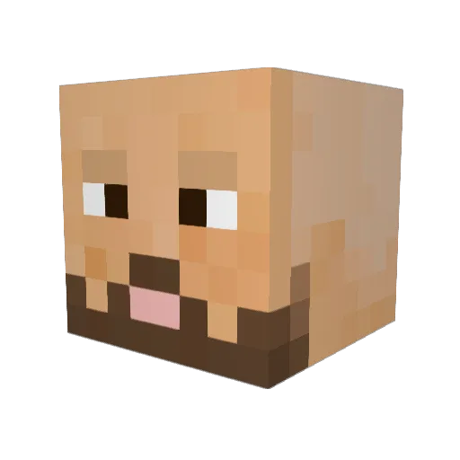 AlbaniaMonke53 Minecraft avatar head, 3D render