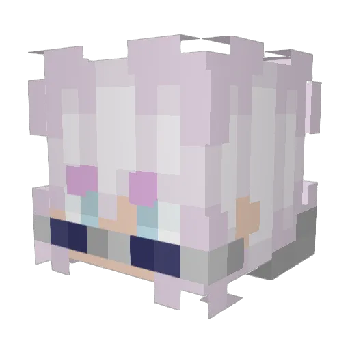 Albanord Minecraft avatar head, 3D render