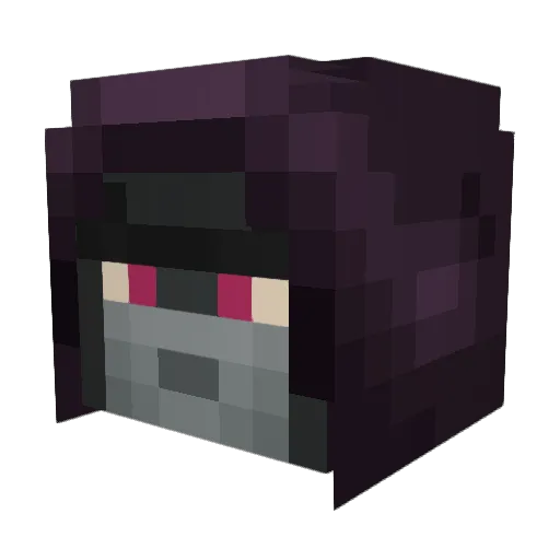 Albanos Minecraft avatar head, 3D render