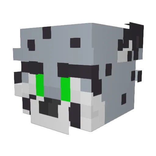 Albatros12 Minecraft avatar head, 3D render