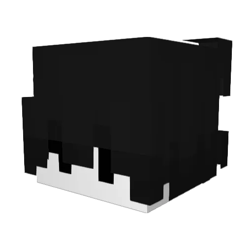 Albeos Minecraft avatar head, 3D render