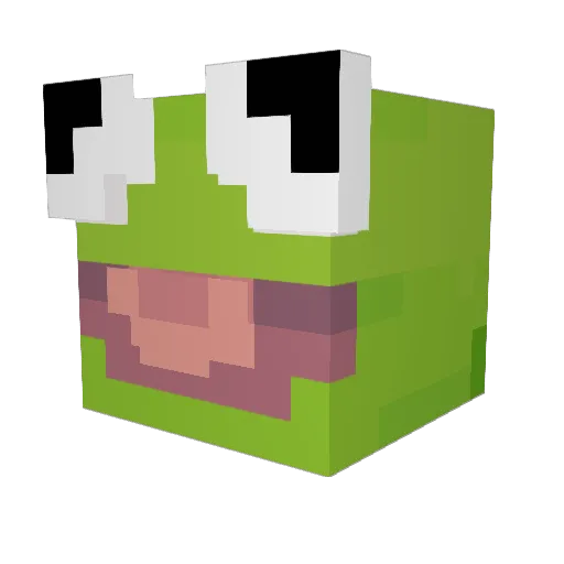 Alberfu14 Minecraft avatar head, 3D render