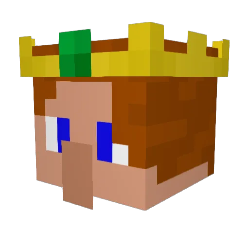 Alberic Minecraft avatar head, 3D render