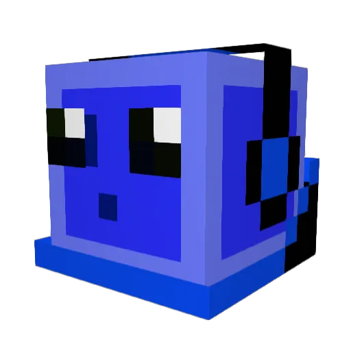 Albert1017 Minecraft avatar head, 3D render