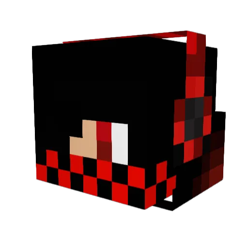Albert1502 Minecraft avatar head, 3D render