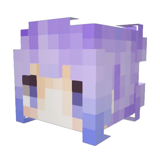 Albert4869 Minecraft avatar head, 3D render
