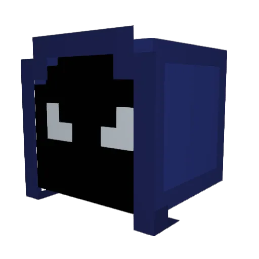 AlbertEinstein7 Minecraft avatar head, 3D render