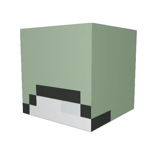 Albert_Meijn Minecraft avatar head, 3D render