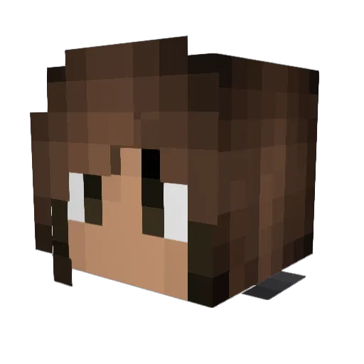 Albert__21 Minecraft avatar head, 3D render