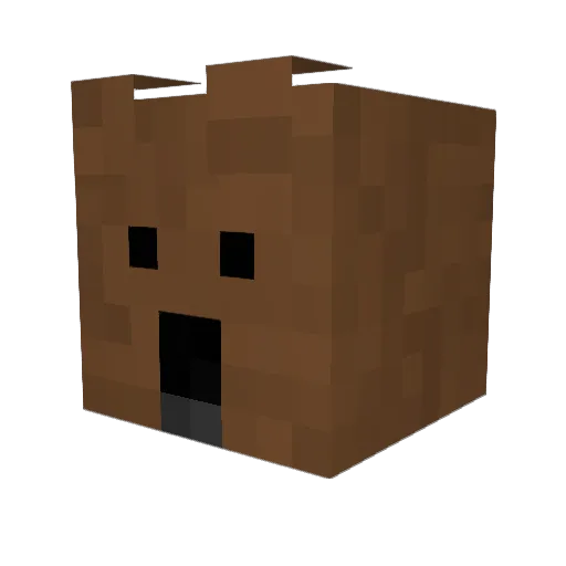 Alberta_Dude Minecraft avatar head, 3D render