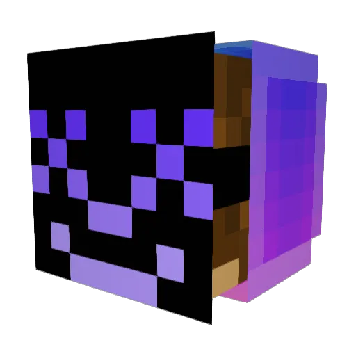 Albertde Minecraft avatar head, 3D render