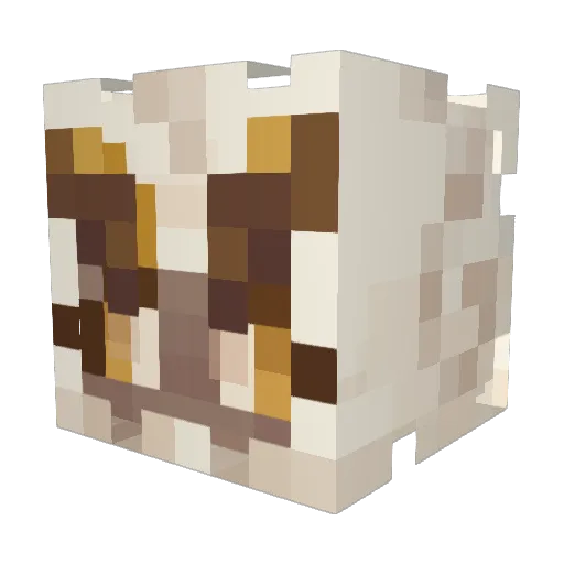 AlbertosSandwich Minecraft avatar head, 3D render
