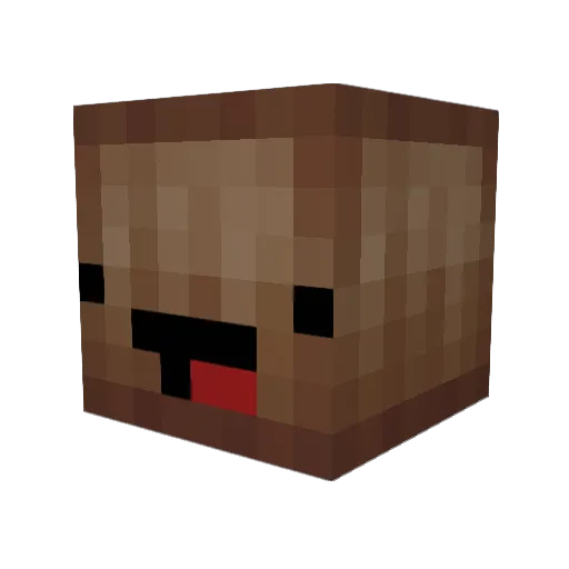 Albertox_ Minecraft avatar head, 3D render