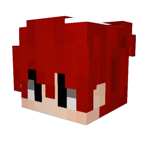 Albertus09 Minecraft avatar head, 3D render