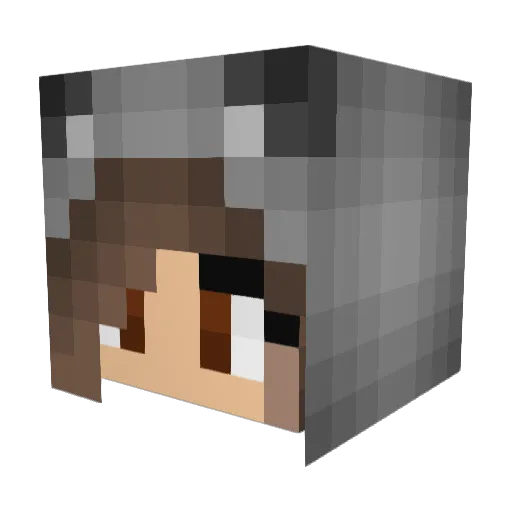 Albies Minecraft avatar head, 3D render