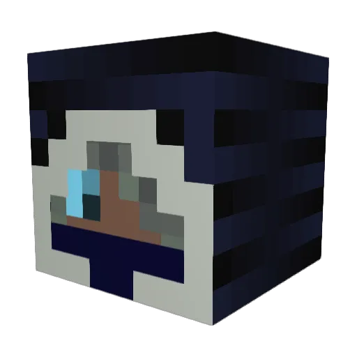 Albii15 Minecraft avatar head, 3D render