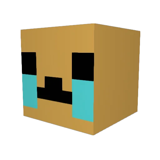 AlbiitaDrew Minecraft avatar head, 3D render