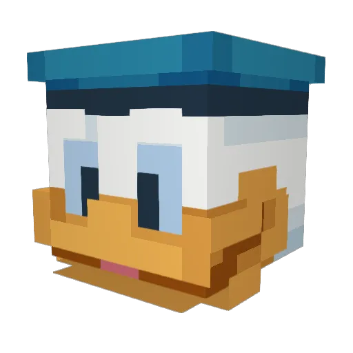 Albin680 Minecraft avatar head, 3D render