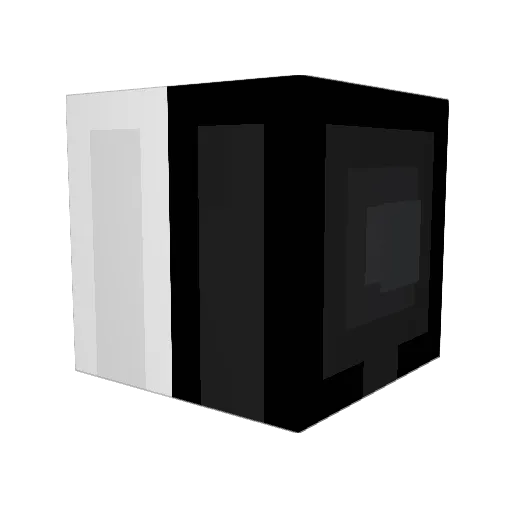 Albino22 Minecraft avatar head, 3D render