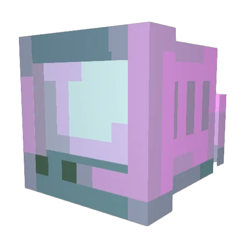 AlbinoCharmander Minecraft avatar head, 3D render