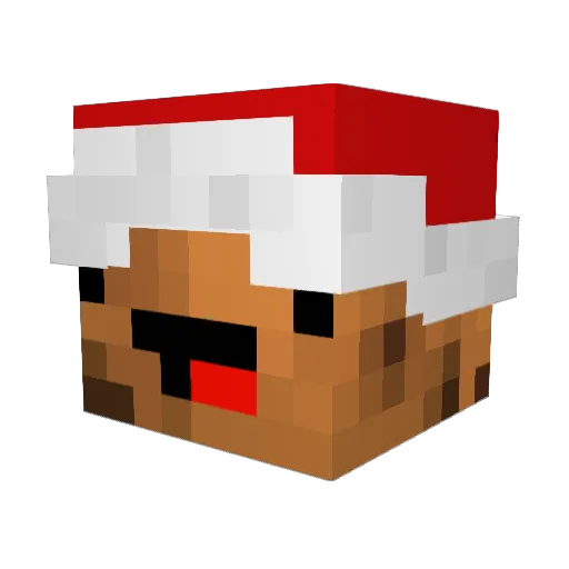 Albino_Frenchfry Minecraft avatar head, 3D render