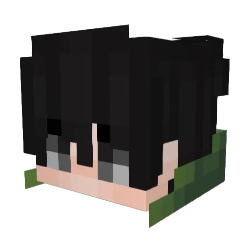 AlbionsArmy Minecraft avatar head, 3D render