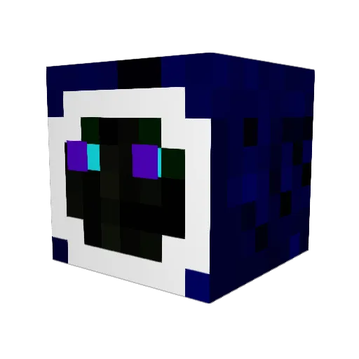 Albioriel Minecraft avatar head, 3D render