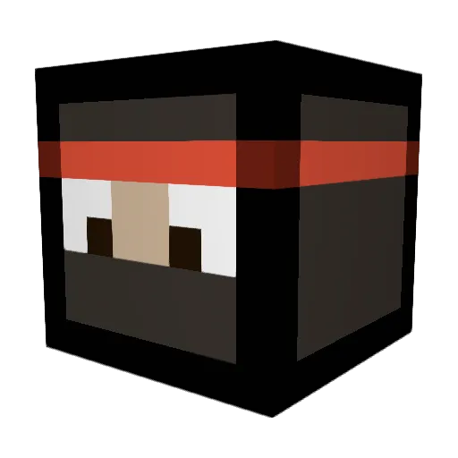 Albo87 Minecraft avatar head, 3D render