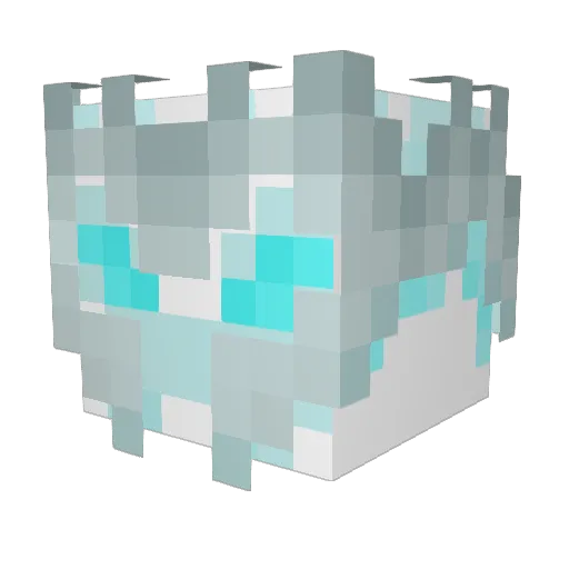 AlbonzG Minecraft avatar head, 3D render