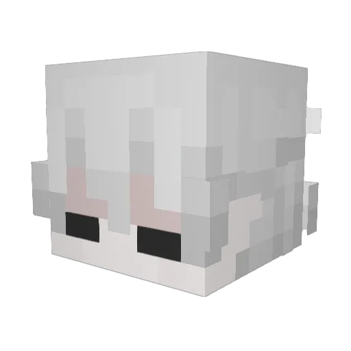 Albswell Minecraft avatar head, 3D render