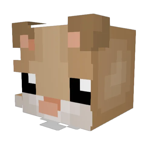 Albus_Dubledore Minecraft avatar head, 3D render