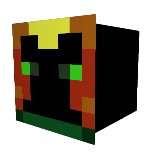 AlbyBERT24 Minecraft avatar head, 3D render