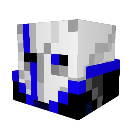AlcaBerndo Minecraft avatar head, 3D render