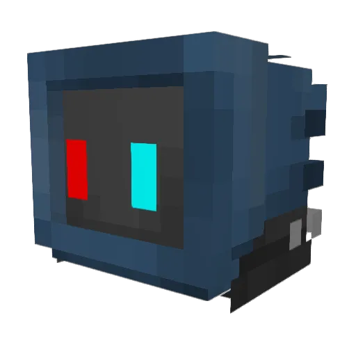 AlcardosTV Minecraft avatar head, 3D render