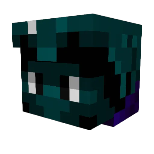 Alcatia Minecraft avatar head, 3D render