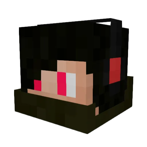 Alce_Acydroma Minecraft avatar head, 3D render