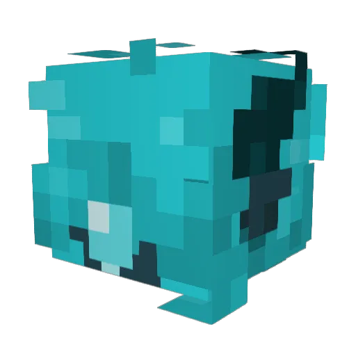 Alcettogo Minecraft avatar head, 3D render
