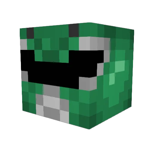 Alch_Alch Minecraft avatar head, 3D render