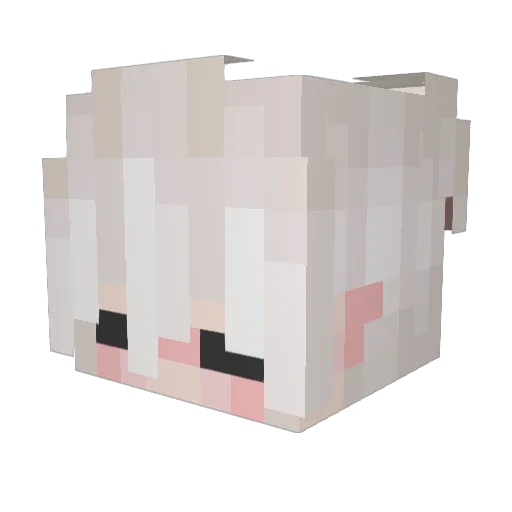 Alchemical04 Minecraft avatar head, 3D render