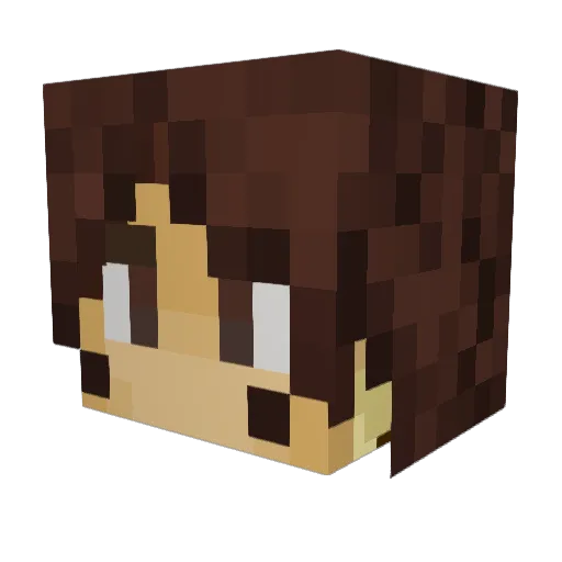 AlchemicalBread Minecraft avatar head, 3D render