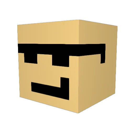 Alchemise3 Minecraft avatar head, 3D render